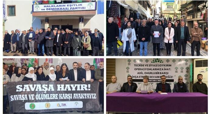 Kuzey ve Doğu Suriye’ye yönelik saldırılar, birçok kentte protesto edildi
