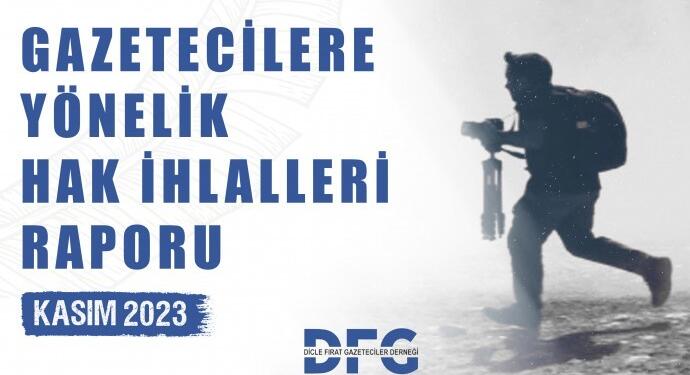 DFG Kasım ayı raporu: 11 gazeteciye gözaltı, bin 22 habere erişim yasağı