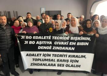 Tecride karşı Adalet Nöbeti başladı: Tutukluların sesi olmak istiyoruz