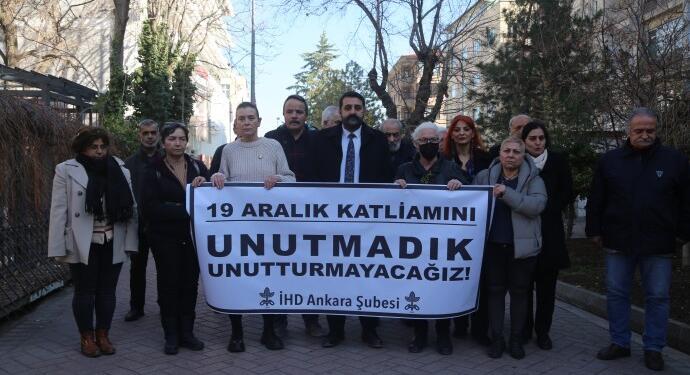 19 Aralık Katliamı yıldönümünde birçok kentte açıklama: Unuttuk sanılmasın!