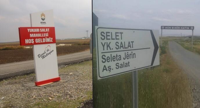 Yüzyıllık inkar: Kayyım Kürtçe olan tabelayı indirdi