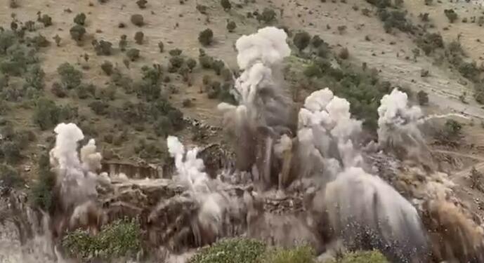 Cûdî’de kömür ocağı için patlatılan dinamitler çevreye zarar veriyor