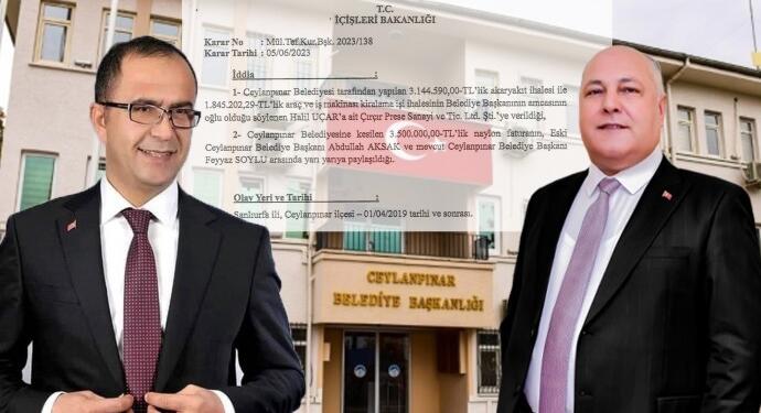 Bakanlıktan AKP’li belediye başkanları hakkında soruşturma izni