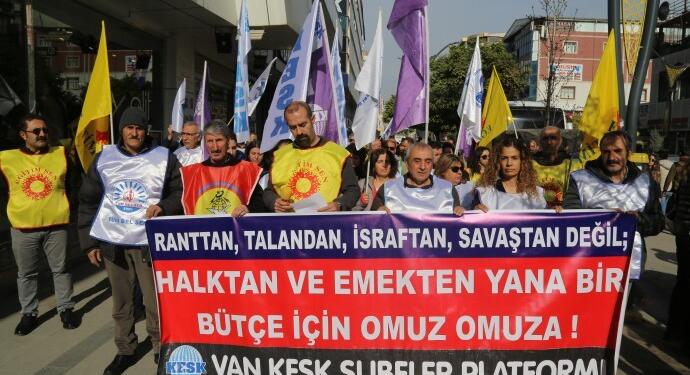 KESK eylemde: Emekten yana demokratik halk bütçesi istiyoruz