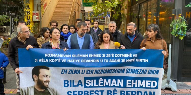 Gazeteciler KDP’ye seslendi: 50 gün oldu, gazeteci Ahmed halen kayıp