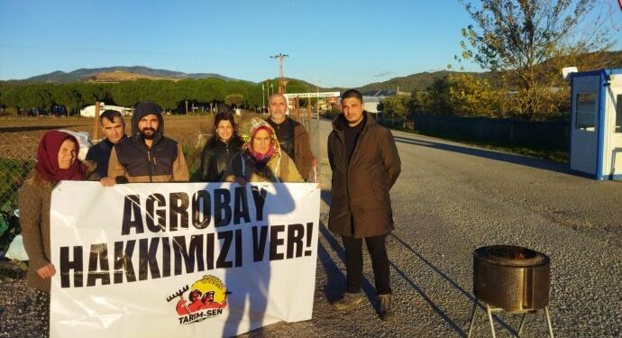 Agrobay işçileri eylemi 4’üncü ayında