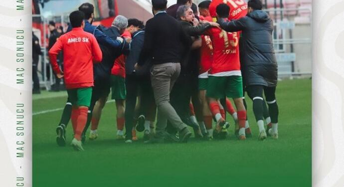 Amedspor kendi sahasında rakibini yendi