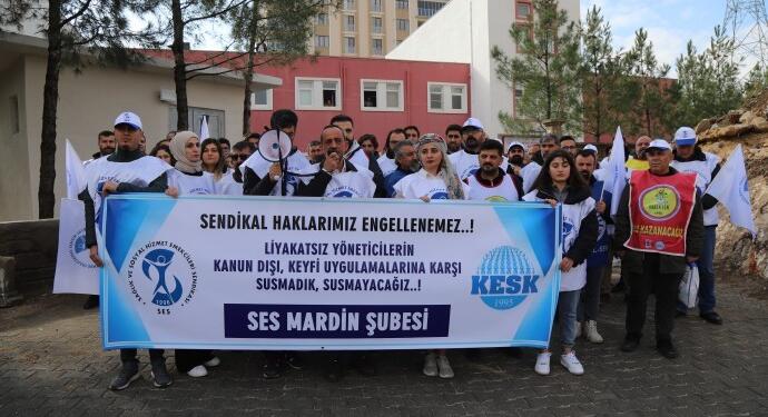 SES’ten sendikal faaliyetlerinin engellenmesine tepki