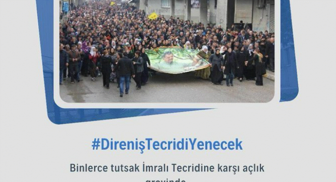 X’te ‘#DirenişTecridiYenecek’ kampanyası
