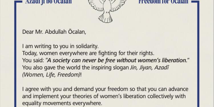 İmralı’ya kartpostal kampanyası başladı