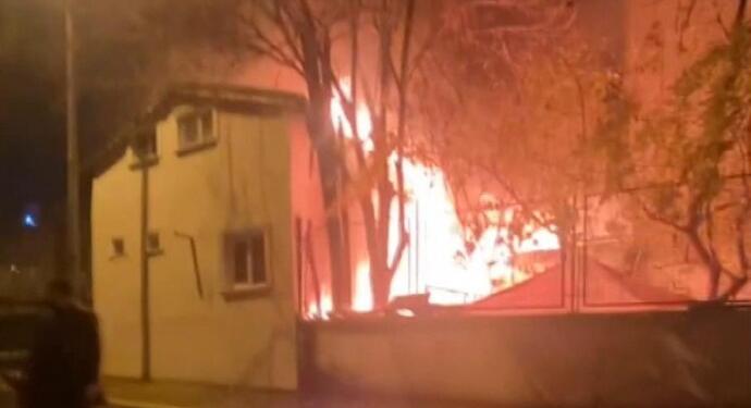 Yatılı Kuran Kursu’nda yangın çıktı