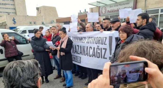 Yeni yıla saatler kala 72 işçi işten çıkarıldı