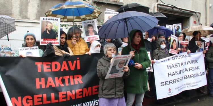 80 yaşındaki ağır hasta tutsak Hanife Arslan’a pişmanlık dayatılıyor