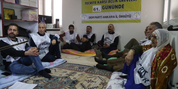 Açlık grevindeki DEM Partililer: Zulmü kabul etmeyeceğiz