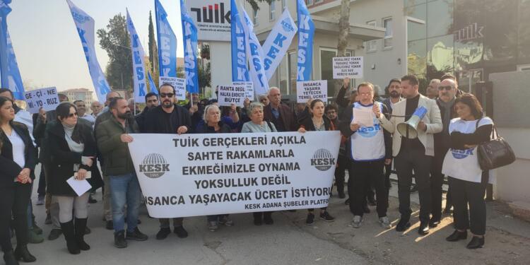 KESK’ten TÜİK’e tepki: İnsanca yaşayacak ücret istiyoruz