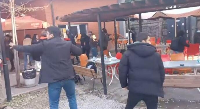 Ankara Üniversitesi’nde ırkçı gurup, öğrencilere ikinci defa saldırdı