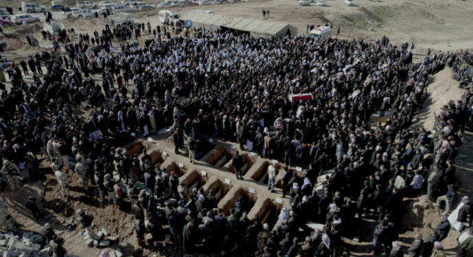 DAİŞ’in katlettiği 41 Êzidî Şengal’de toprağa verildi