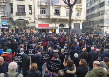 Hrant Dink katledildiği yerde anıldı