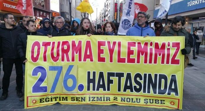 KHK’lilerin oturma eylemi 276’ncı haftasında sürdü