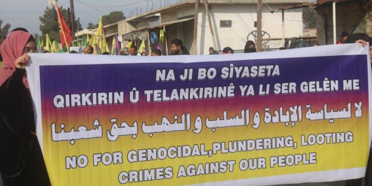 Cizîr’in birçok ilçesinde saldırılar protesto edildi