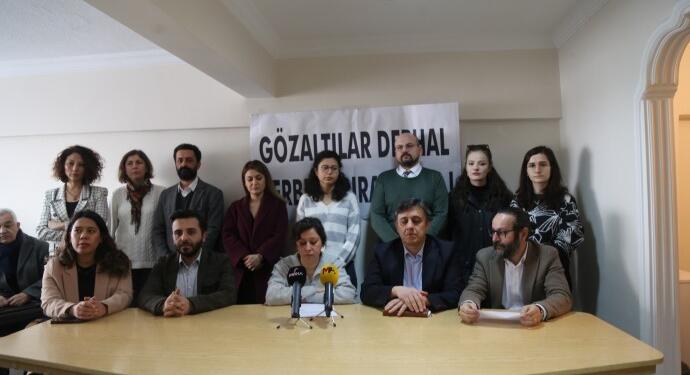 ÇHD’li avukatların gözaltına alınmasına tepki: Her biri bu ülkenin yüz akı