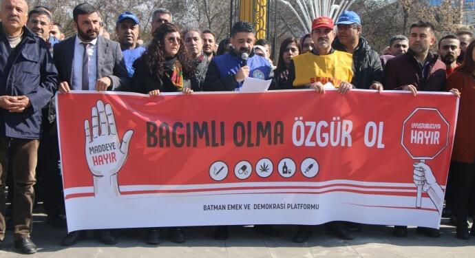 Êlih’te uyuşturucuya karşı açıklama