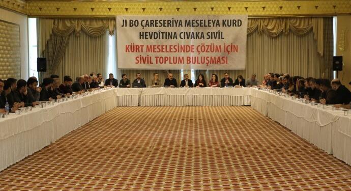 Sivil toplum örgütleri ‘Kürt sorunun çözümü’ için Amed’de biraraya geldi