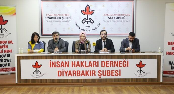 İHD, bölgede hak ihlalleri raporunu açıkladı: Kürt meselesindeki çözümsüzlük hak ihlallerini artıyor