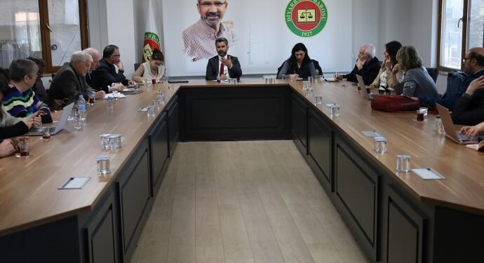 Tecride Karşı Uluslararası Hukukçular Delegasyonu’ndan Amed Barosu ziyareti