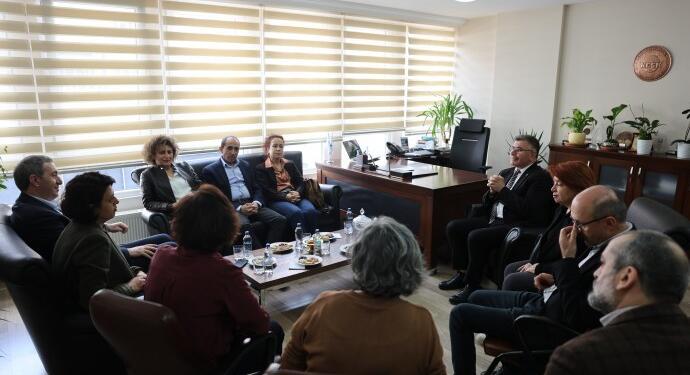 DEM Parti’den KESK ziyareti