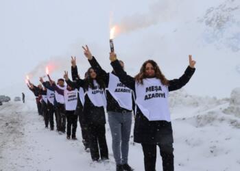 ‘Büyük Özgürlük Yürüyüşü’ 4’üncü gününde: Tecrit kalsın, Kürt sorunu çözülsün