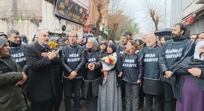 ‘Özgürlük Yürüyüşü’ Riha’da: Tecrit varsa demokrasi yok