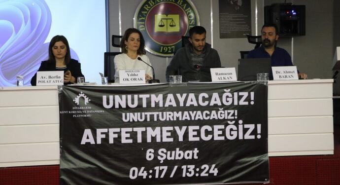 Amed’de deprem paneli: 28 bin aile barınma sorunu yaşıyor