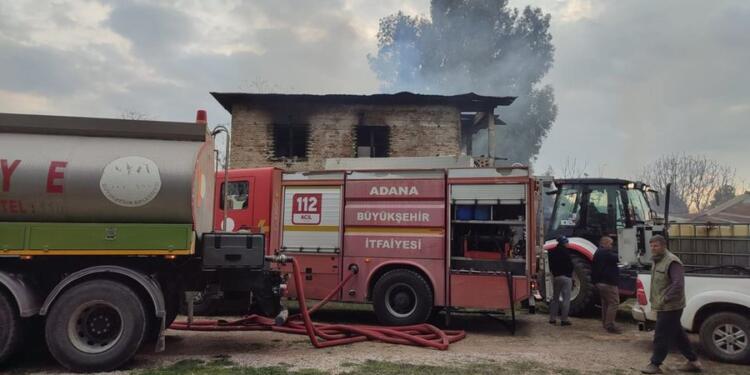 Adana’da çıkan yangında anne ve 2 çocuğu yaşamını yitirdi