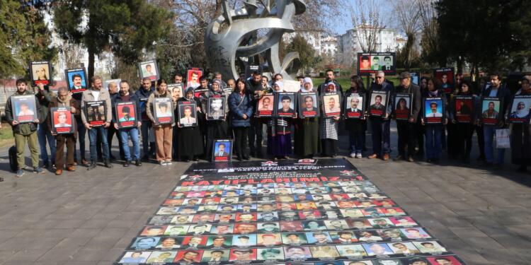 Kayıp yakınları ve İHD Tekdağ, Tepeli, Can ve Kaya’nın faillerini sordu