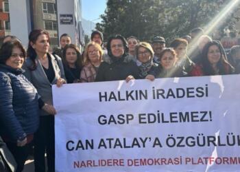 İzmir’de Atalay protestosu: Görevine iade edilsin