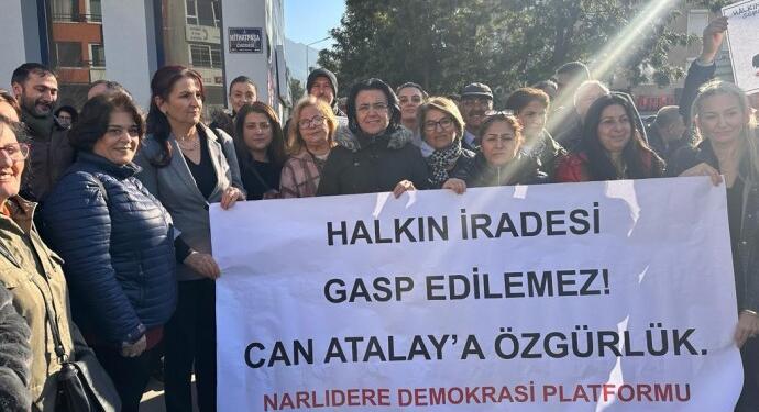 İzmir’de Atalay protestosu: Görevine iade edilsin