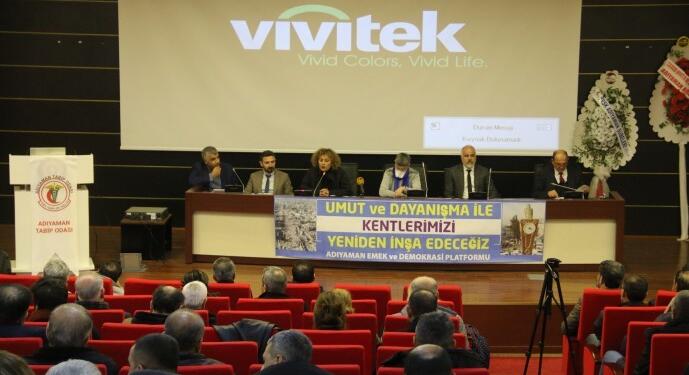 Semsûr’da deprem paneli: ‘Umut ve dayanışma ile kentlerimizi yeniden inşa edeceğiz’