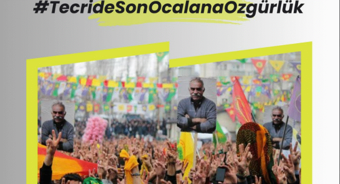Tecride karşı ‘#TecrideSonÖcalanaÖzgürlük’ kampanyası