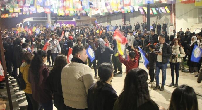 Hatimoğulları Êlih’te: Halk buluşması mitinge dönüştü