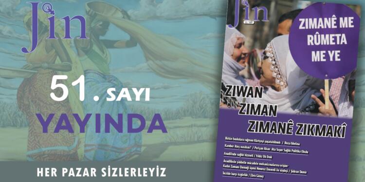 Jin derginin yeni sayısı yayında