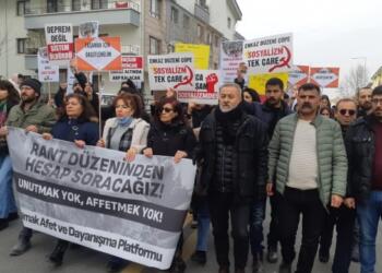 Ankara’da 6 Şubat eylemi: Bizi ölüme terk edenleri not ediyoruz, hesabını soracağız