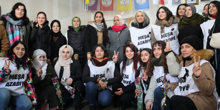 ‘Büyük Özgürlük Yürüyüşü’ne kadınların desteği