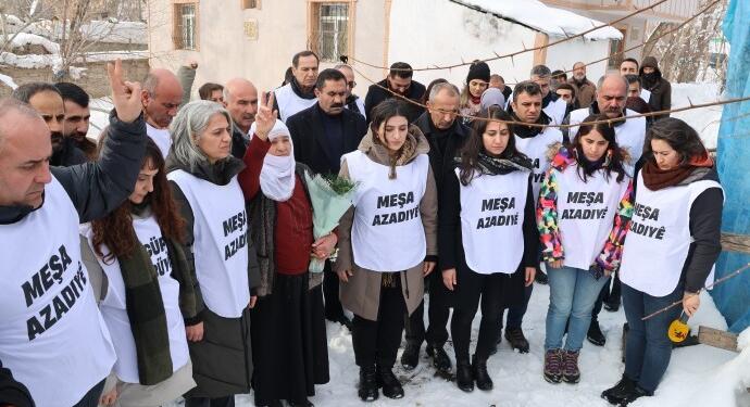 Özgürlük Yürüyüşçüleri Evrim Demir’in ailesini ziyaret etti