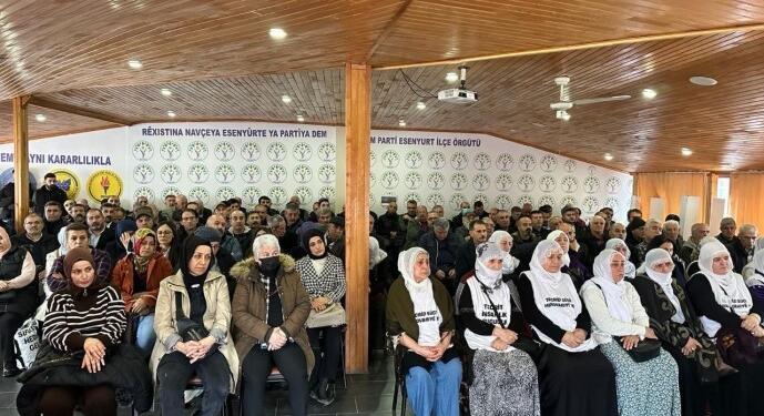 DEM Parti İstanbul’da tecrit gündemli halk toplantıları yaptı