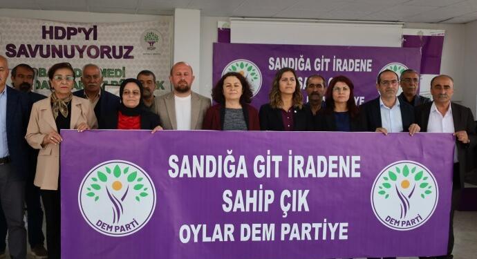 DEM Parti’den Adana açıklaması: Seçime hazırız, zaferle çıkacağız
