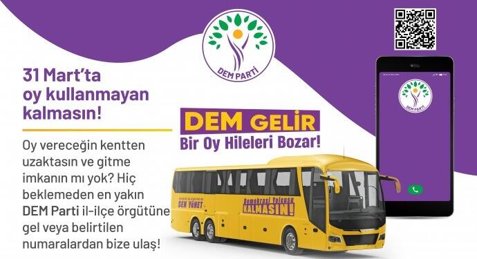 DEM Parti, hareketli seçmenleri sandığa taşıyacak
