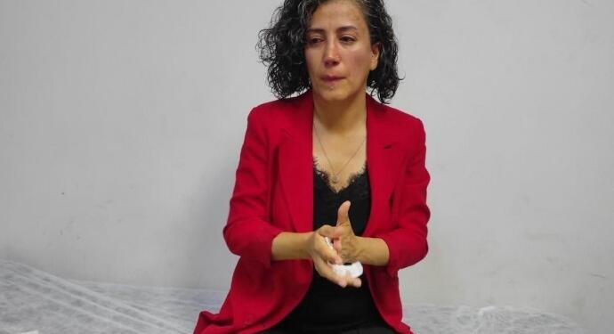 DEM Parti Mêrdîn Eşbaşkan adayına polis gaz sıktı