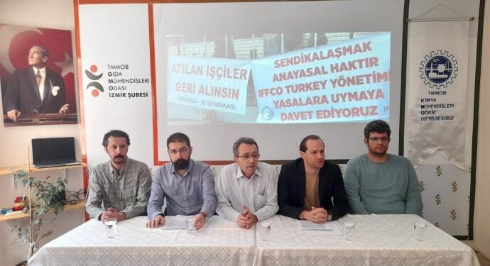 5 işçi sendikaya üye oldukları için işten çıkarıldı