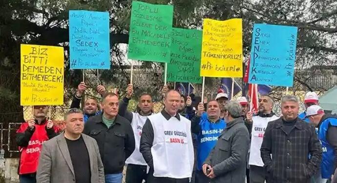 PilenPak işçileri greve çıktı; fabrikada üretim durdu